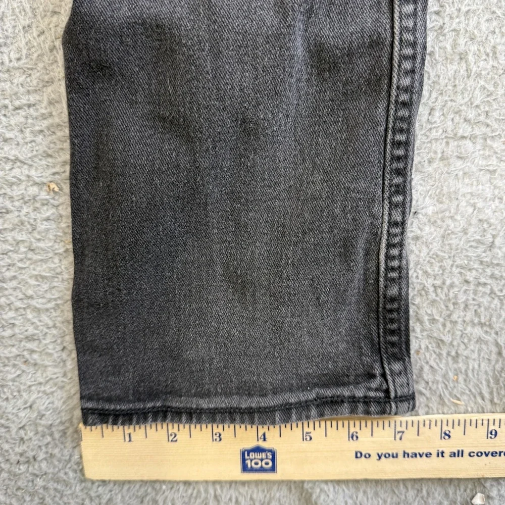 Vans Jeans Mens 30x32 Black Charcoal Wash Slim Skinny Stretch Denim VN-ONEKBLK